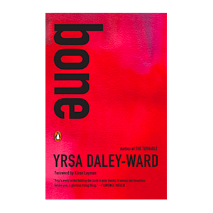 red poetry book bone by yrsa daley-ward
